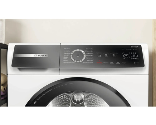Bosch Serie 8 Waschtrockner Bedienfeld Nahansicht