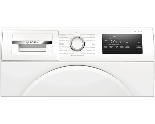 Bosch Serie 4 Wäschetrockner mit Programmwähler und digitalem Display