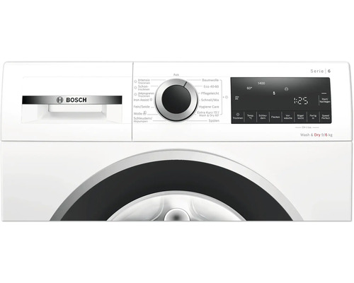 Bosch Waschtrockner Bedienelemente mit Programmwähler und Display