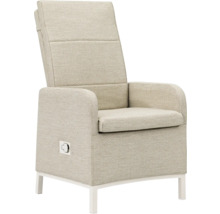 Polstersessel mit Bezug und Metallfüßen