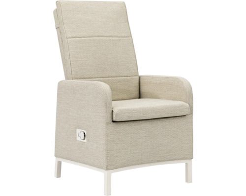 Polstersessel mit Bezug und Metallfüßen