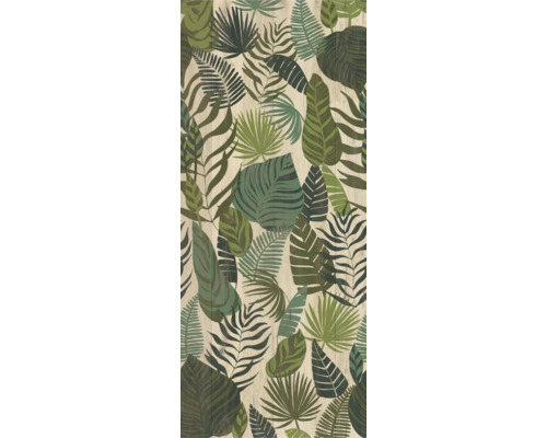 Tapete mit Dschungelblattmotiv