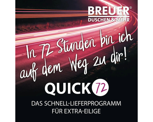 Breuer Duschen und mehr Quick 72 Schnell-Lieferprogramm