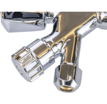veporit. kombiniertes Eckventil 1/2" mit Geräteanschluß chrom