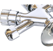 veporit. kombiniertes Eckventil 1/2" mit Geräteanschluß chrom