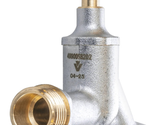 Eckventil aus Metall mit Gewindeanschluss