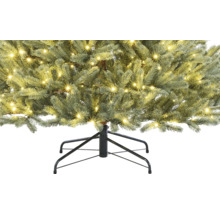 Künstlicher Weihnachtsbaum mit Beleuchtung und Metallfuß
