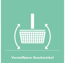 Duschsäule inkl. inkl. Badewannenthermostat hansgrohe Crometta chrom glänzend 27298000