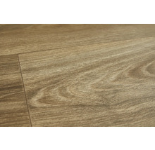 Nahaufnahme von Laminatboden mit Holzoptik