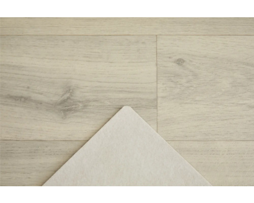 Detailansicht eines Vinylbodens mit Trittschalldämmung