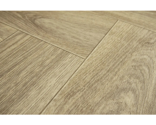 Nahaufnahme von Laminatboden mit Holzoptik