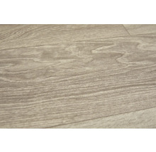 Nahaufnahme von Laminatboden mit Holzoptik.