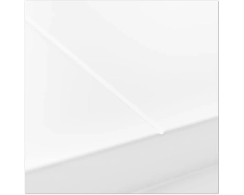 Detailaufnahme eines weißen Spülbeckens