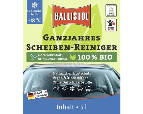 Ballistol Ganzjahres Scheibenreiniger 5 Liter