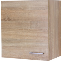Holzfarbener Hängeschrank mit Griff