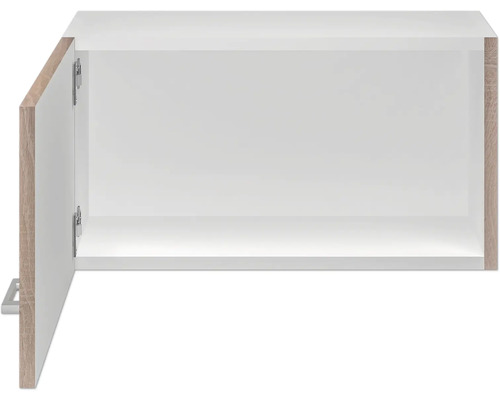 Offener Hängeschrank mit Tür