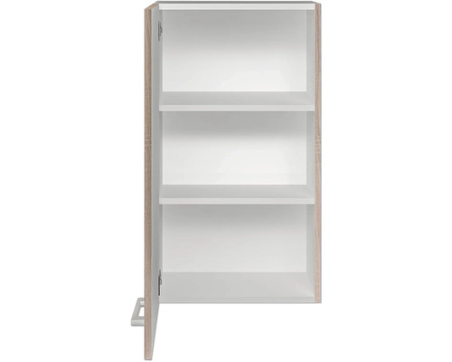 Offener Wandschrank mit drei Regalböden