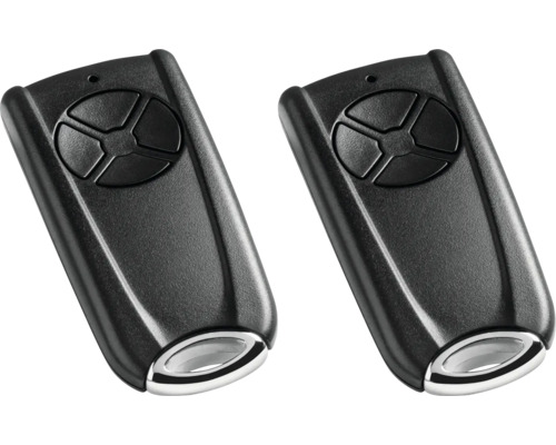 Zwei Garagentoröffner mit vier Tasten