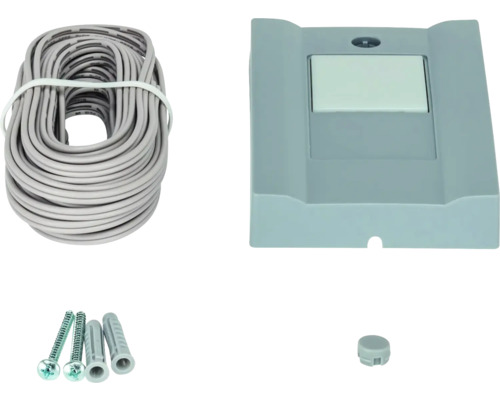 Innenbewegungsmelder mit Kabel, Schrauben und Dübel
