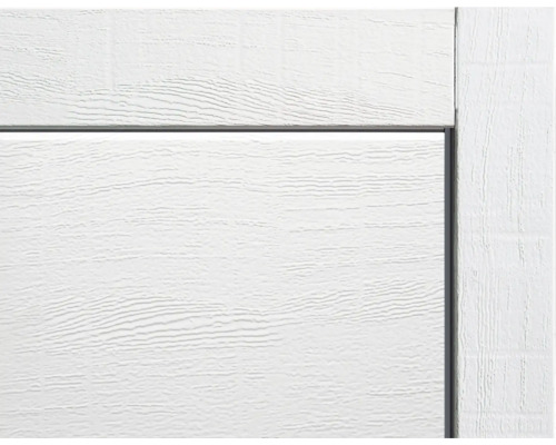 Detailansicht einer Garagentoroberfläche mit Holzstruktur