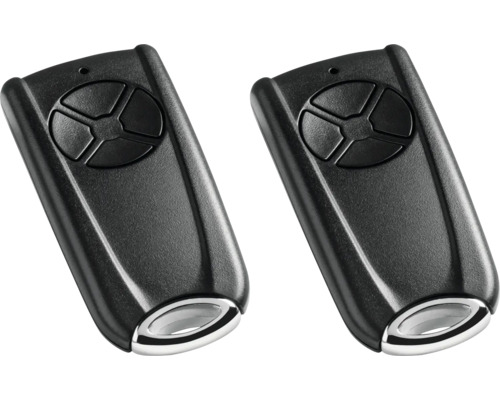 Zwei Garagentoröffner mit vier Tasten