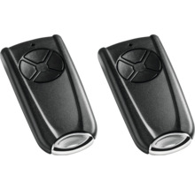 Zwei Garagentoröffner mit vier Tasten