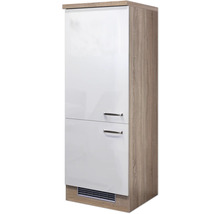 Hochschrank mit zwei Türen und Griffen