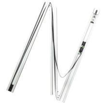 Rollladenführungsschiene mit Kette