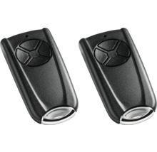 Zwei Garagentoröffner mit vier Tasten