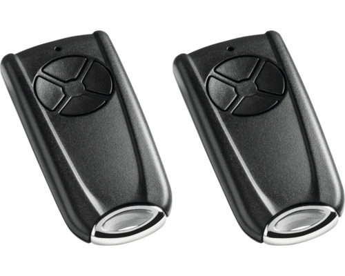 Zwei Garagentoröffner mit vier Tasten