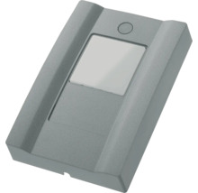 Grauer Funkwandsender mit Taste