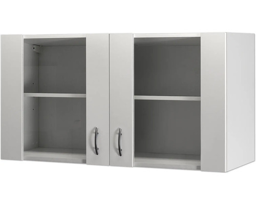 Hängeschrank mit zwei Türen und einem Regal