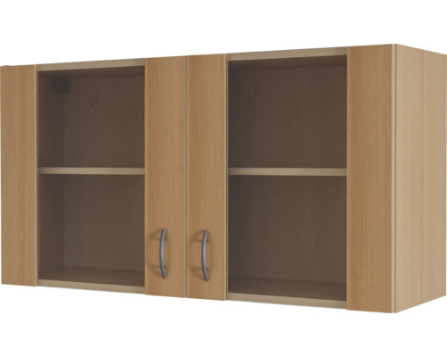 Hängeschrank mit drei Türen und zwei Regalböden