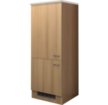 Hochschrank mit zwei Türen und Griffen