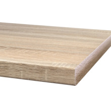 Holzplatte mit abgerundeter Kante