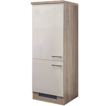 Hochschrank mit zwei Türen und Griffen