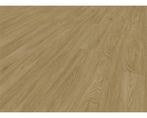 Nahaufnahme von Vinylboden mit Holzoptik.