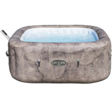 Aufblasbarer Lay-Z-Spa Whirlpool mit Steinmuster und Bedienfeld