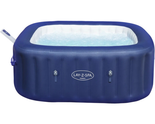 Aufblasbarer Whirlpool Bestway Lay-Z-Spa Hawaii blau 180 x 180 cm für 6 Personen Aufblasbarer Lay-Z-Spa Hawaii Whirlpool mit Bedienelement