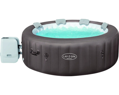 Aufblasbarer Whirlpool Bestway Lay-Z-Spa Dominica braun Ø 196 cm für 6 Personen Aufblasbarer Lay-Z-Spa Whirlpool Dominica mit Wasser und Steuerungseinheit