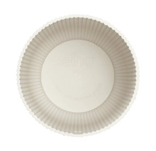 Runder Pflanztopf mit gerippter Textur