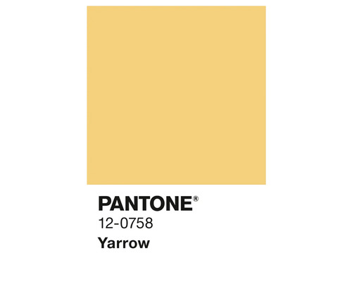 Pantone Farbe Yarrow 12-0758