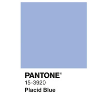 Pantone 15-3920 Placid Blue Farbfeld