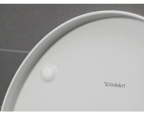 Detailansicht eines Duravit WCs