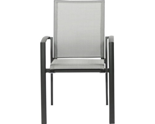 Gartensessel mit Armlehnen und Textilbespannung