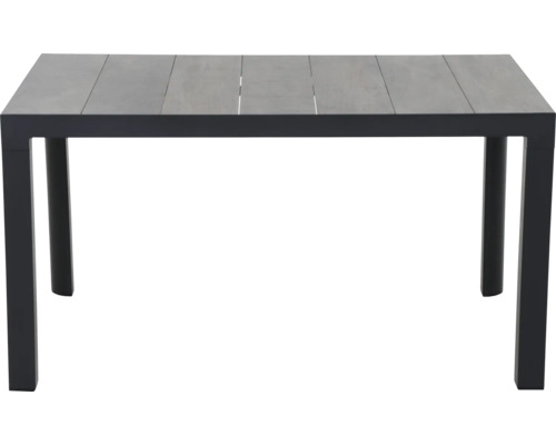 Rechteckiger Gartentisch mit Tischplatte aus Latten