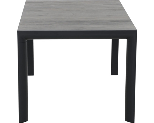 Rechteckiger Tisch mit Tischplatte und Beinen