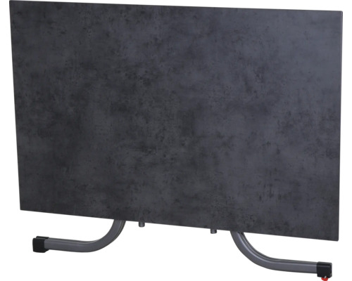 Klapptisch mit Stahlgestell und Tischplatte