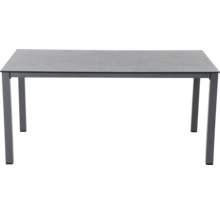 Rechteckiger Tisch mit Metallgestell