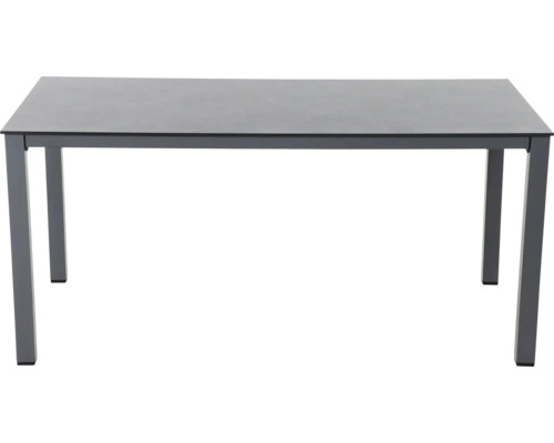 Rechteckiger Tisch mit Metallgestell